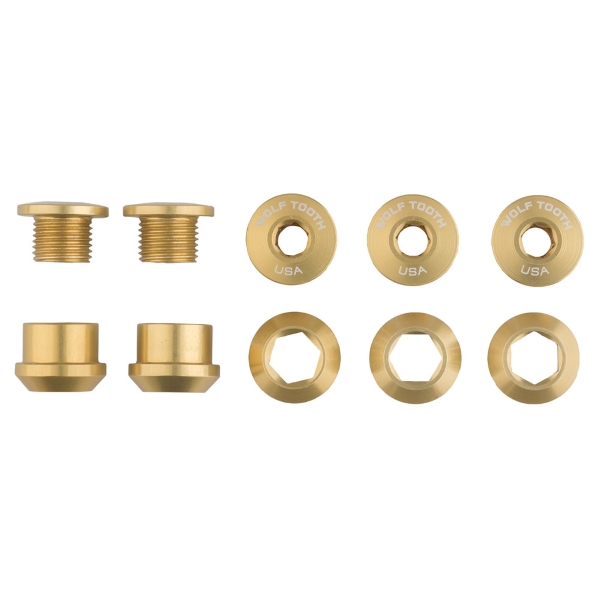 Kit Viti E Dadi Corone 6mm M8x0,75 Oro 5pz