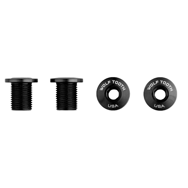 Kit 4 parafusos para monocorona m8 x 0,75 comprimento 10mm preto