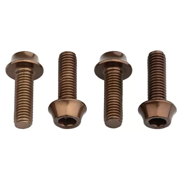 Kit de vis pour porte-bouteille beige 4 pièces - image
