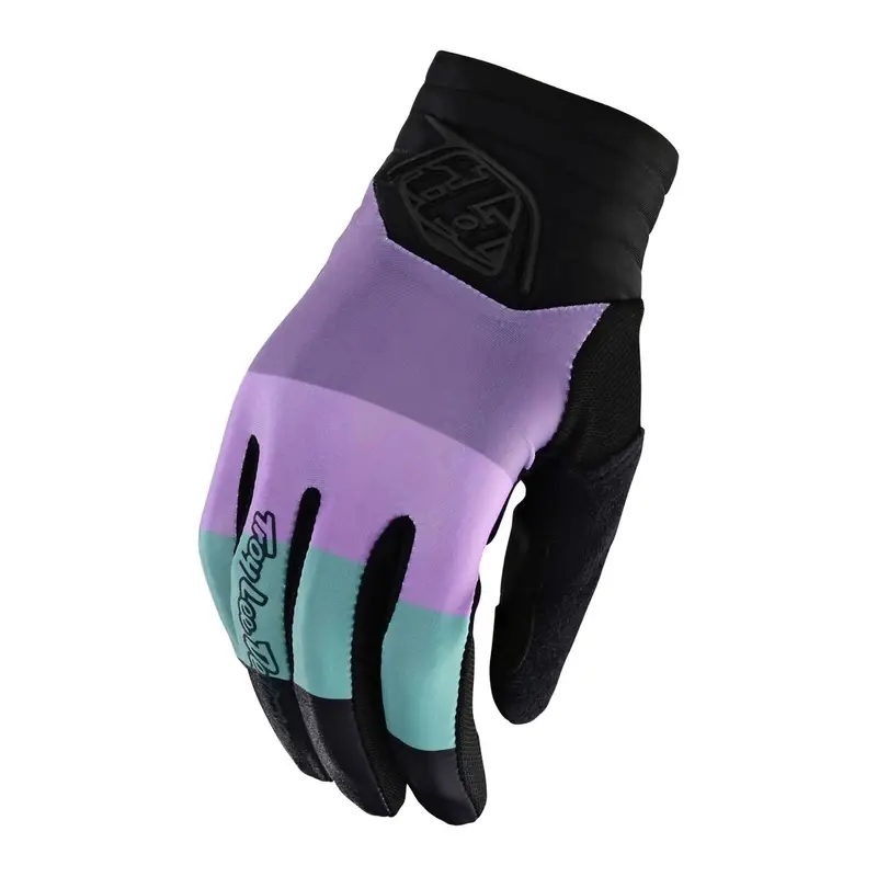 MTB -Handschuhe Luxus Rugby belüftet und elastiziert von schwarzer Frau geschnitten l #1