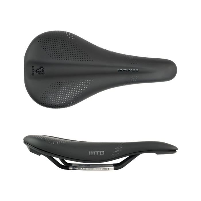 SILVERADO 265 NARROW DNA 135 x 265 mm schwarzer Titansattel