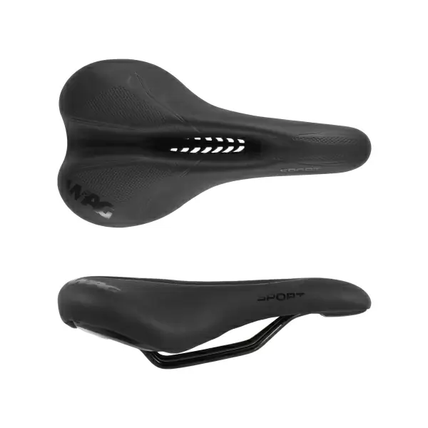 Saddle Sport Air With Hole Black #1