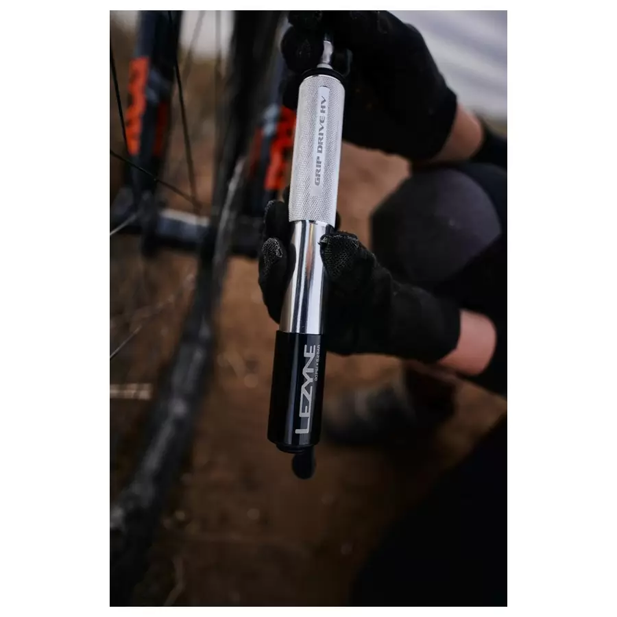 Bomba Portátil Grip Drive Hv Pequena Prata #1
