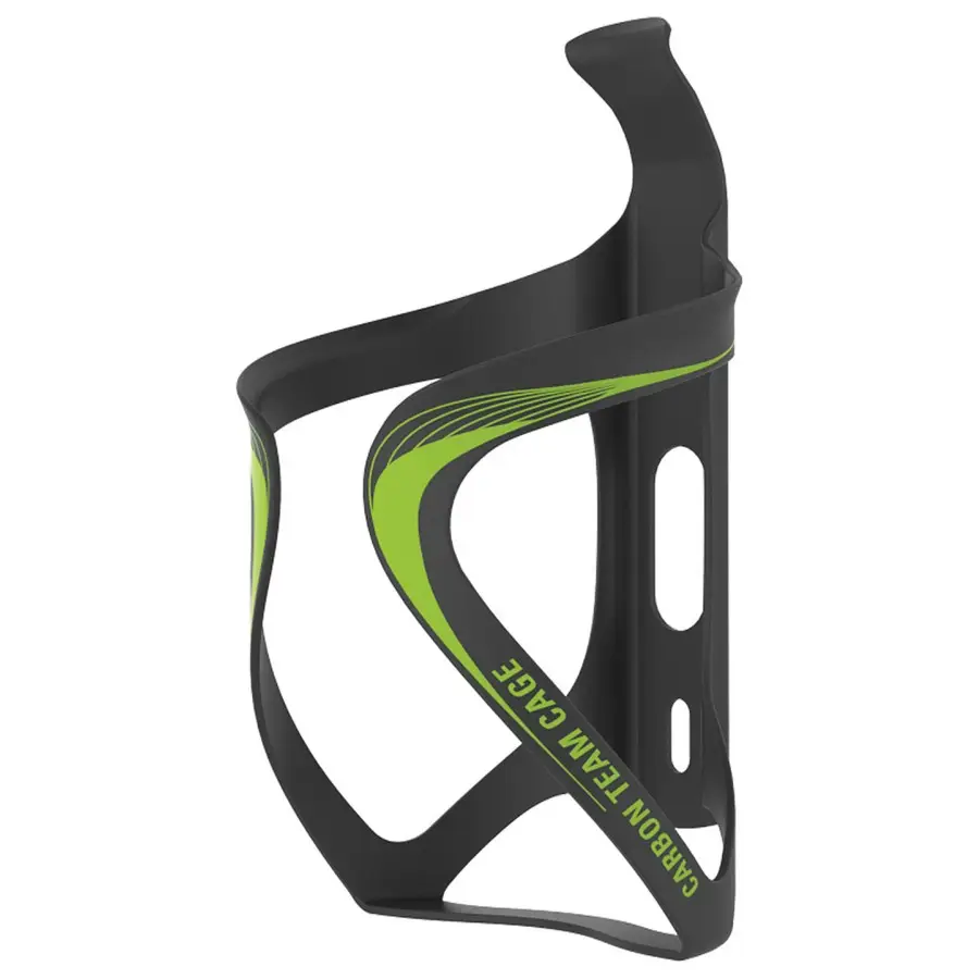 Carbon Team Bottle Cage Black-Green - image