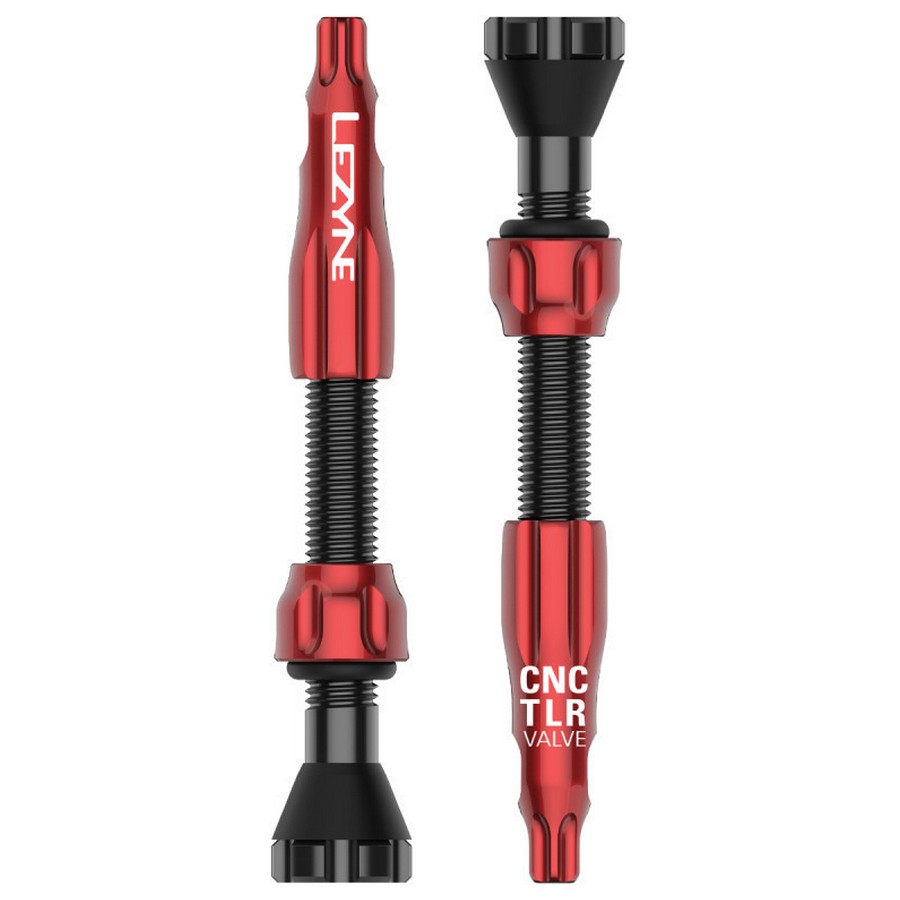 Valvole Tubeless Cnc 44Mm Rosso