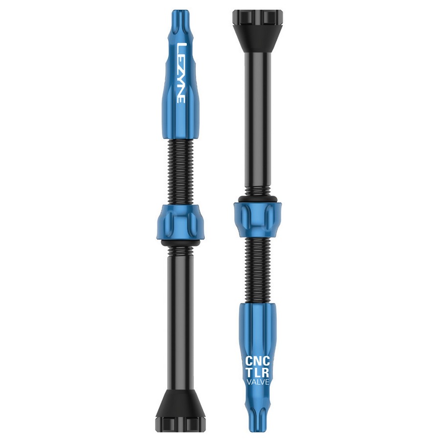 Tubeless Cnc Valves 60mm Blue