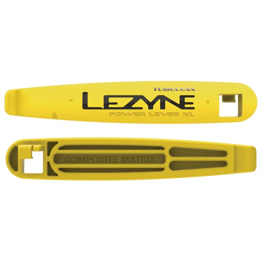 Pair Lever Tubeless Tire Power XL Yellow - image