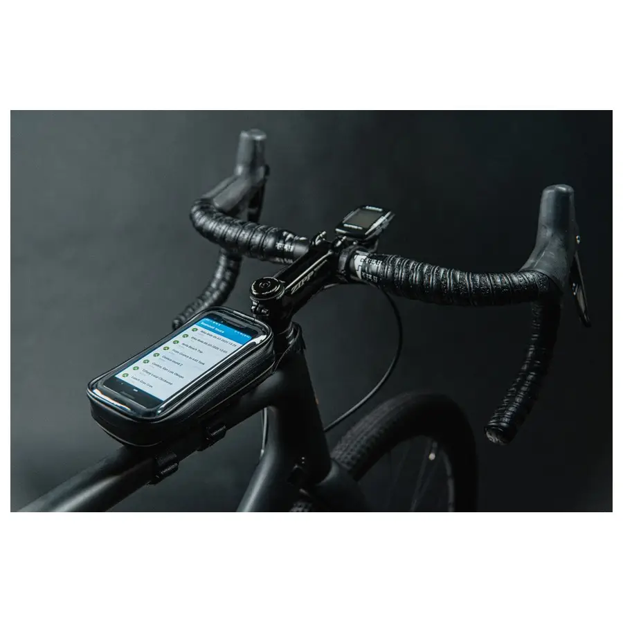 Energy Caddy Top-Tube XL Smartphone Handlebar Bag Black #2