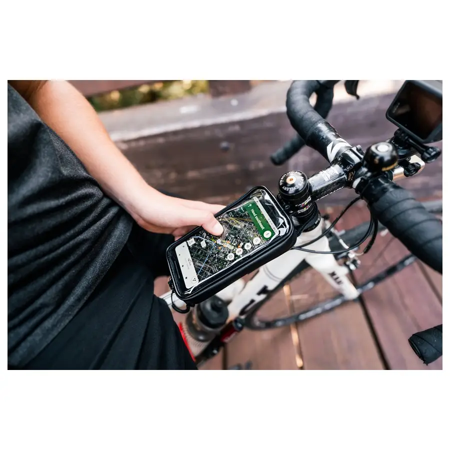 Energy Caddy Top-Tube XL Smartphone Handlebar Bag Black #3