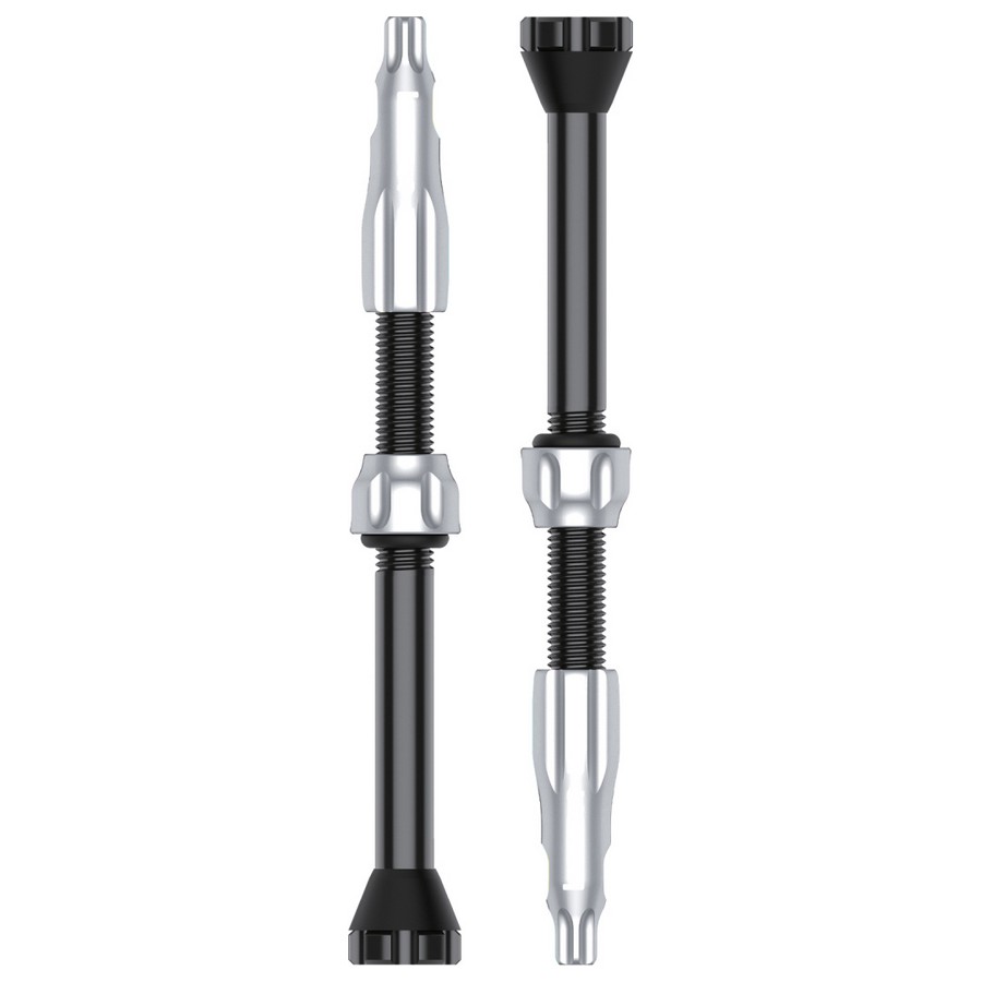 Tubeless CNC-Ventile 60 mm Silber