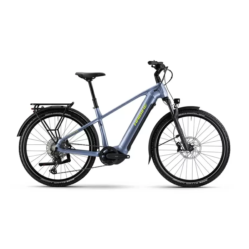 TREKKING 7,5 27,5'' 12 V 100 mm 720 Wh Yamaha PW-X3 Hellblau/Gelb 2025 Größe M - image