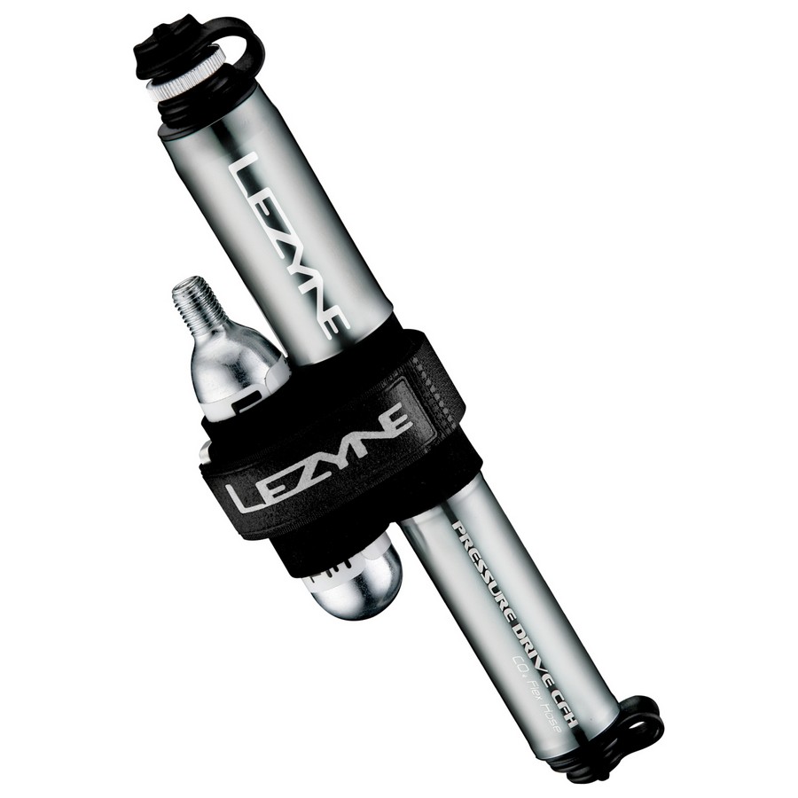 Tragbare Cfh-Pumpe mit CNC-Druckantrieb inkl. 16 G Patrone Silber