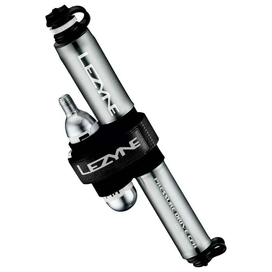 Tragbare Cfh-Pumpe mit CNC-Druckantrieb inkl. 16 G Patrone Silber - image