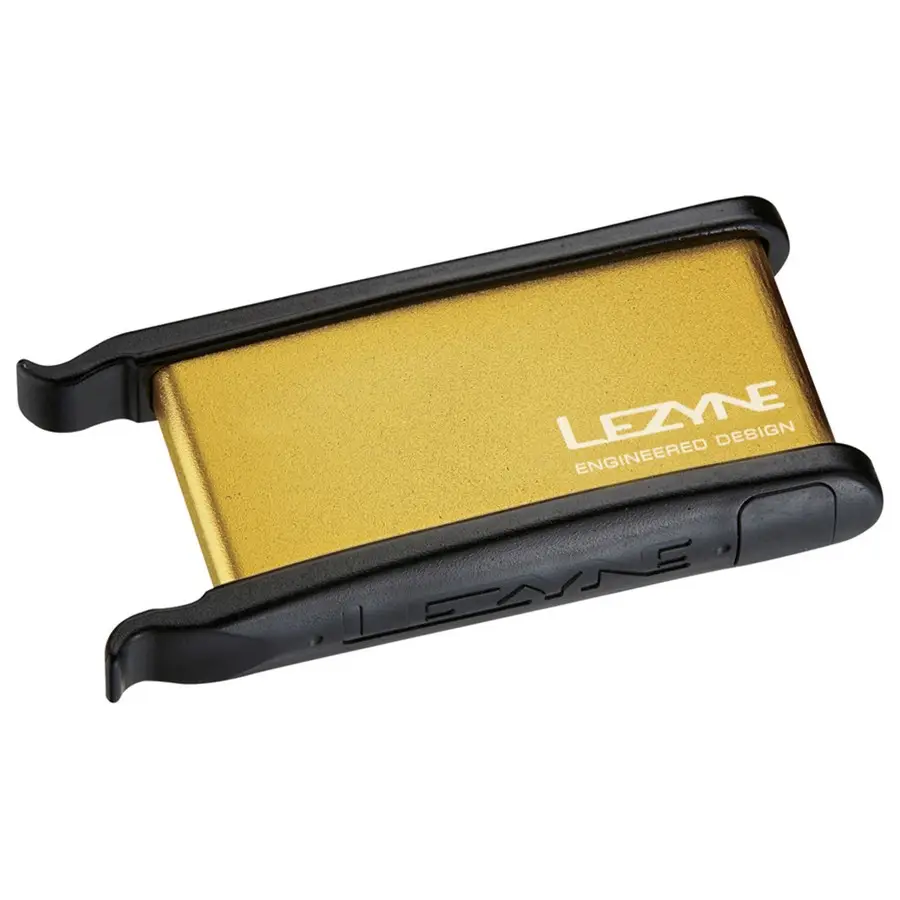 Integrated Tire Repair Kit with Gold Tire Lever - image