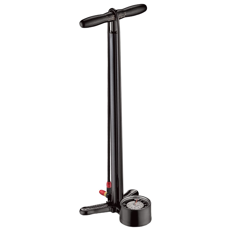 Klassische Standpumpe mit Bodenantrieb, Schwarz, 220 psi