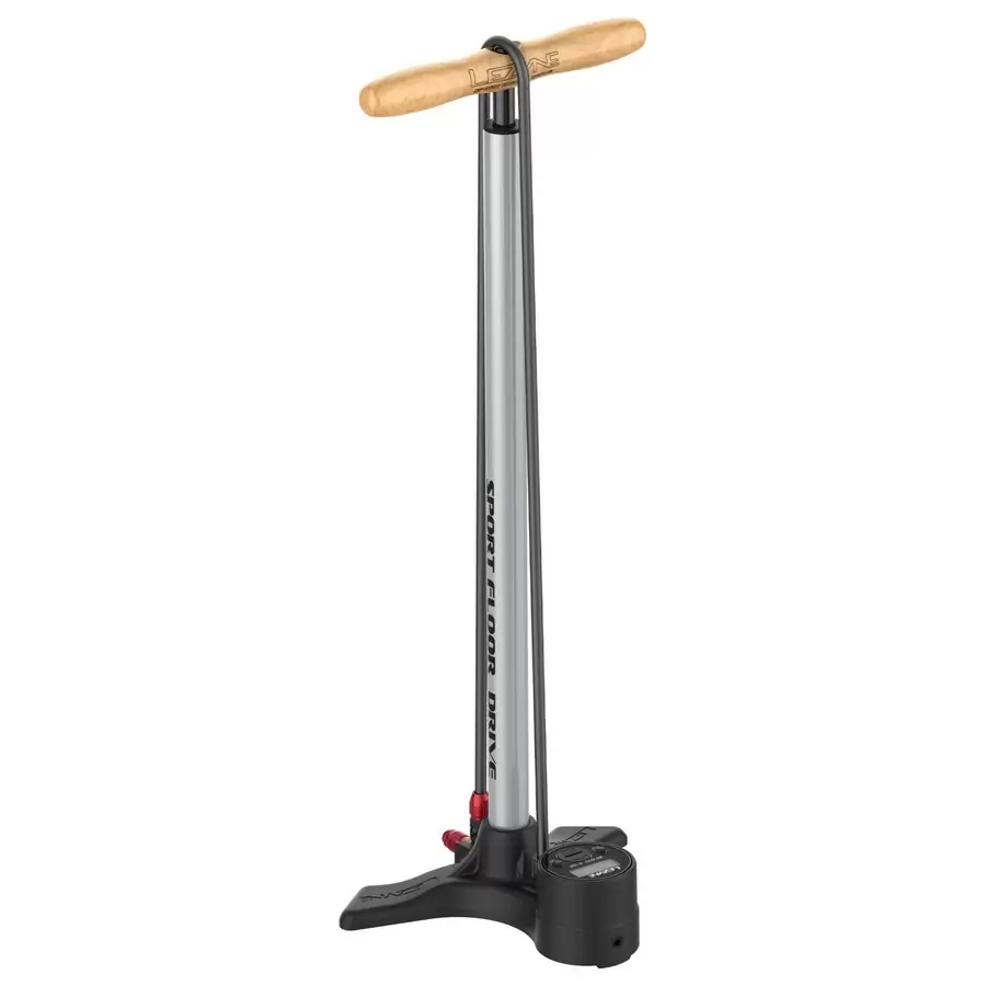 Sport-Standpumpe mit digitalem Antrieb, silberfarben, 220 psi - image