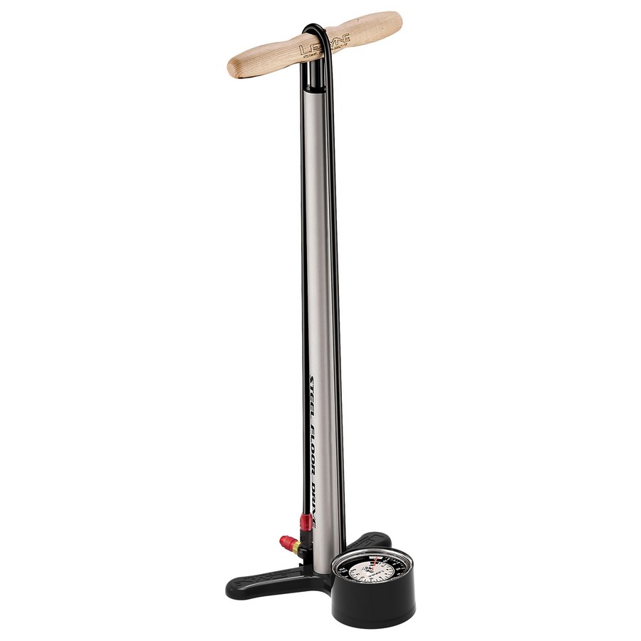 220 PSI Standpumpe aus silbernem Stahl