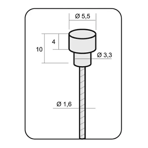 câble de frein route (compatible campagnolo®) lisse inox hi-grade 1,5x1700mm #1