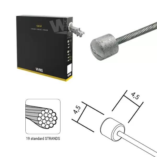 Cable de Cambio Compatible Shimano/Sram 1.2x1950mm #1