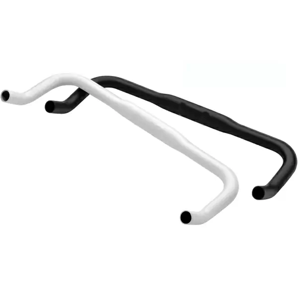 Alloy handlebar for fixed/single speed over size white #1
