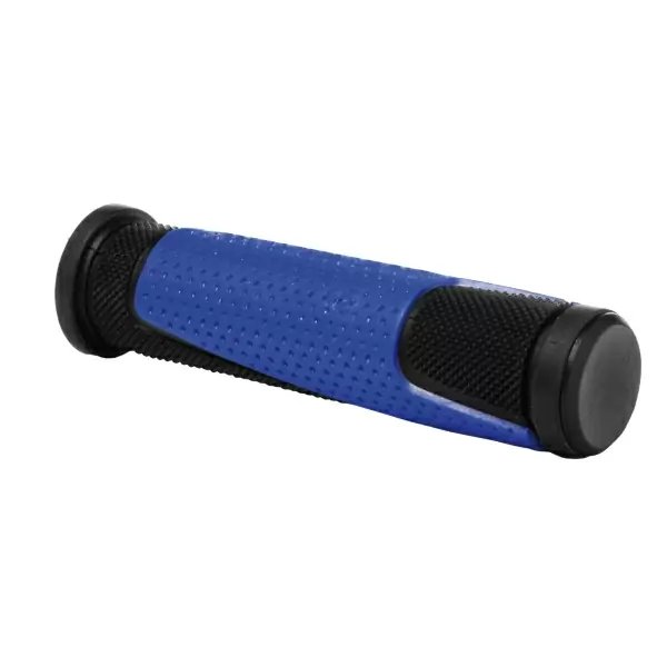 coppia manopole double d 125mm nero / blu #1