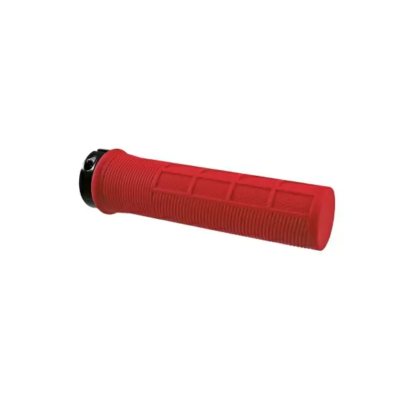 Par de Puños MTB Shape-R Con Anillo De Bloqueo 130mm Rojo #1