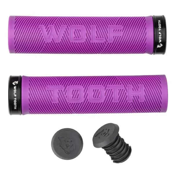 Paar Echo Lock-On-Griffe Lila/Schwarz - image
