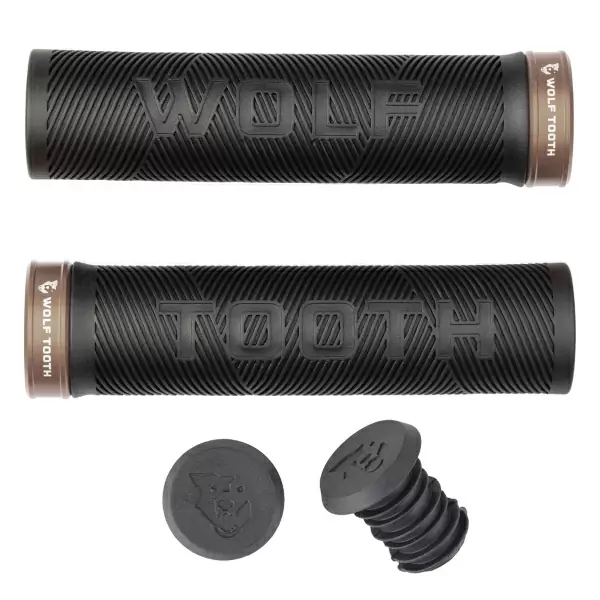 Paar Echo Lock/On-Knöpfe, Schwarz/Beige - image