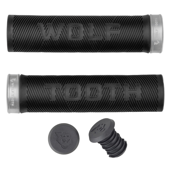 Paire de boutons Echo Lock/On noir/argent