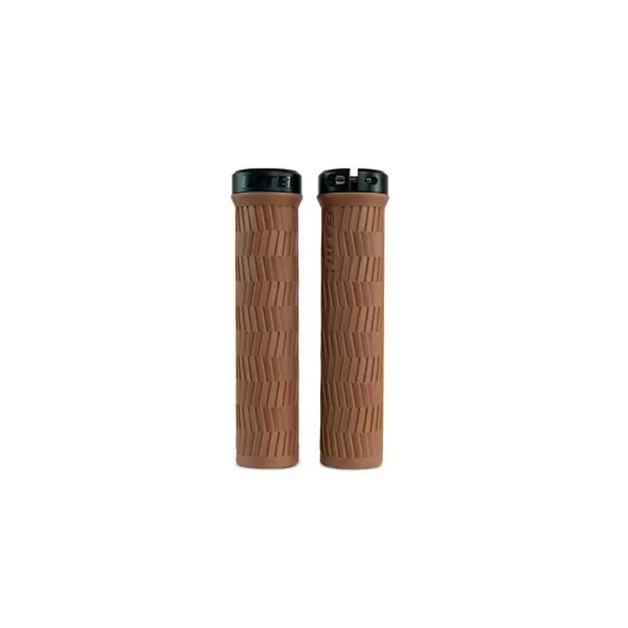 Pair of BURR MTB Grips 30mm x 138mm Brown - image