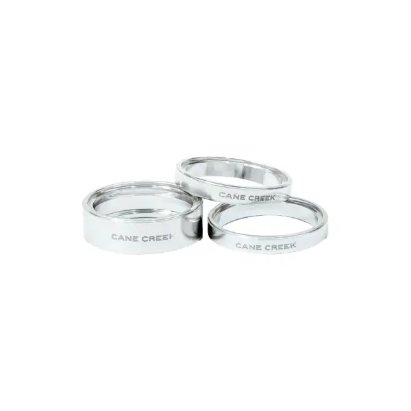 Kit Spessori Serie Sterzo Interlok Argento 5/10mm - image