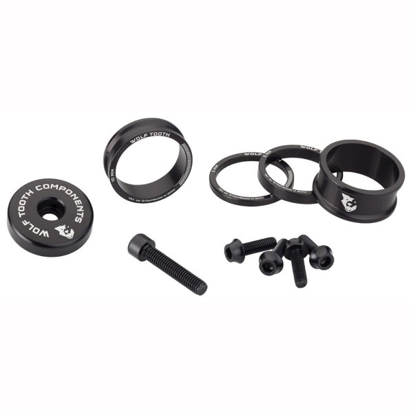 Kit Spessori e Viti In Alluminio Anodizzato Nero