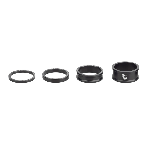Lenkungsscheibensatz 1-1/8 3-5-10-15 mm Schwarz