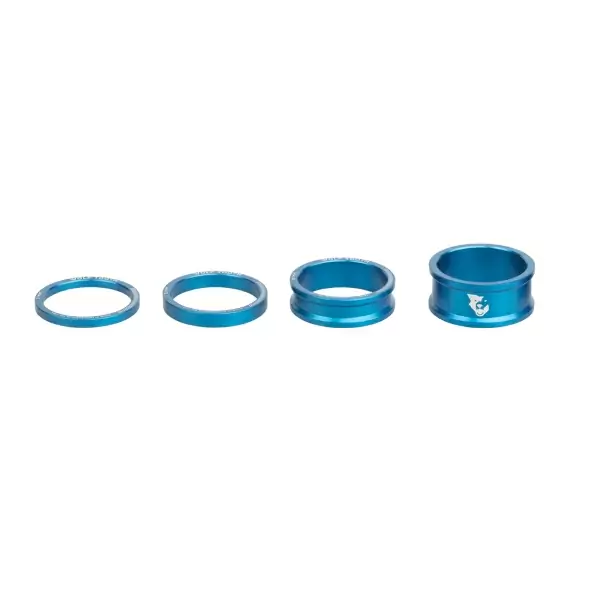 Kit de cale de direction 1-1/8 3-5-10-15mm Bleu - image