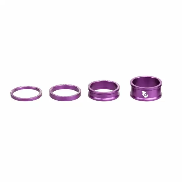 Kit Spessori Sterzo 1-1/8 3-5-10-15mm Viola - image