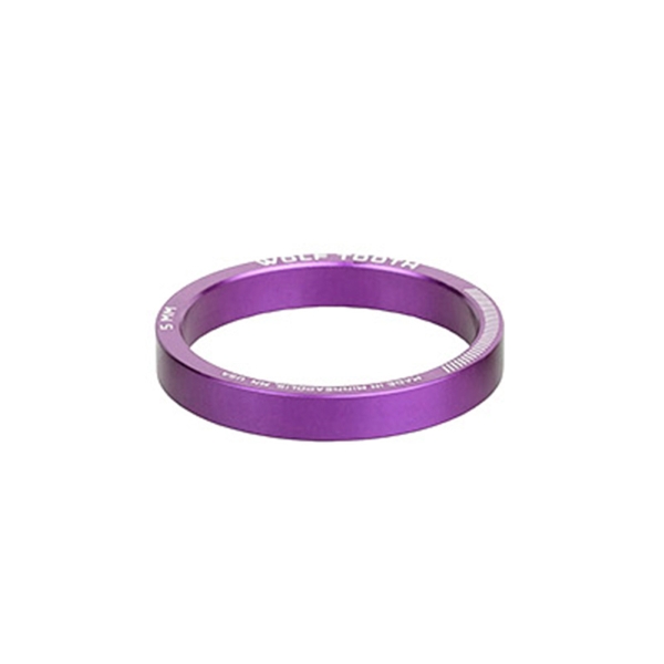 Cale de direction 1-1/8 5mm Violet