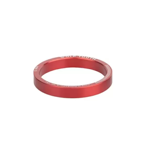 Cale de direction 1-1/8 5mm rouge - image
