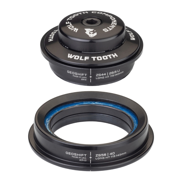 Serie Sterzo Geoshift ZS44/28,6 H6,5 - ZS56/40 -1 Grado Sterzo Lungo Nero