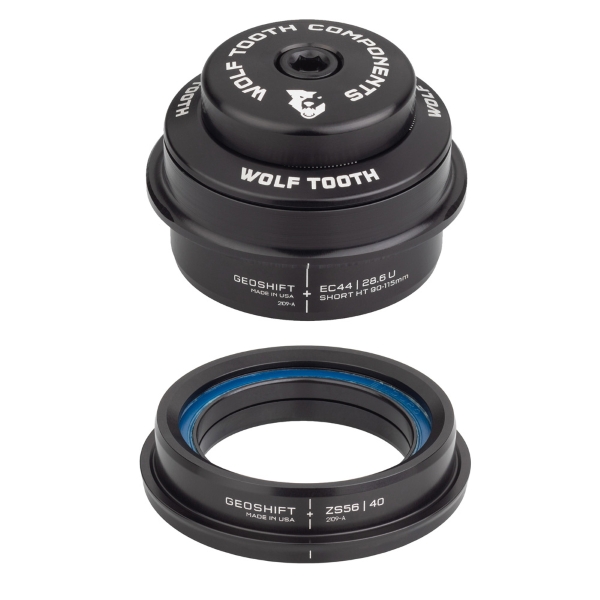 Jeu de Direction Geoshift Performance EC44/28.6 H6.5 - ZS56/40 -2 Degrés Short Steer Noir