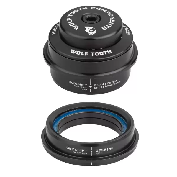 Jeu de Direction Geoshift Performance EC44/28.6 H6.5 - ZS56/40 -2 Degrés Short Steer Noir - image