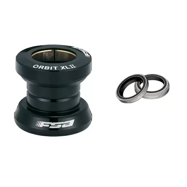 jeu de direction ahead n°5 orbit xlii 1-1/8'' 36°/36° alu noir #1