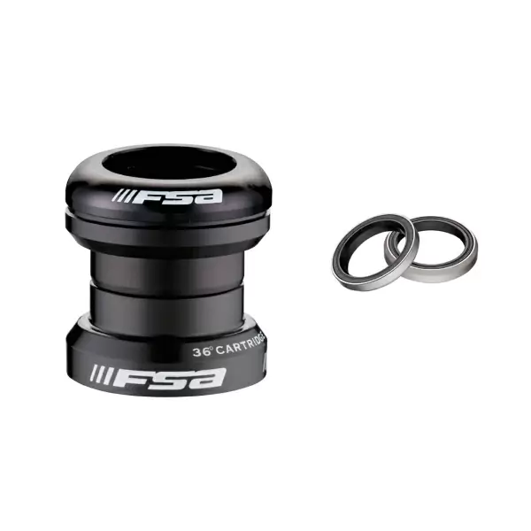 Ahead Steuersatz No.21 Orbit Equipe 1-1/8'' 36°/36° Alu schwarz #1