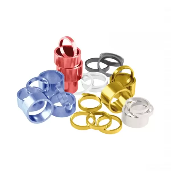 Headset spacer 1-1/8'' anodized aluminium 5mm gold #1