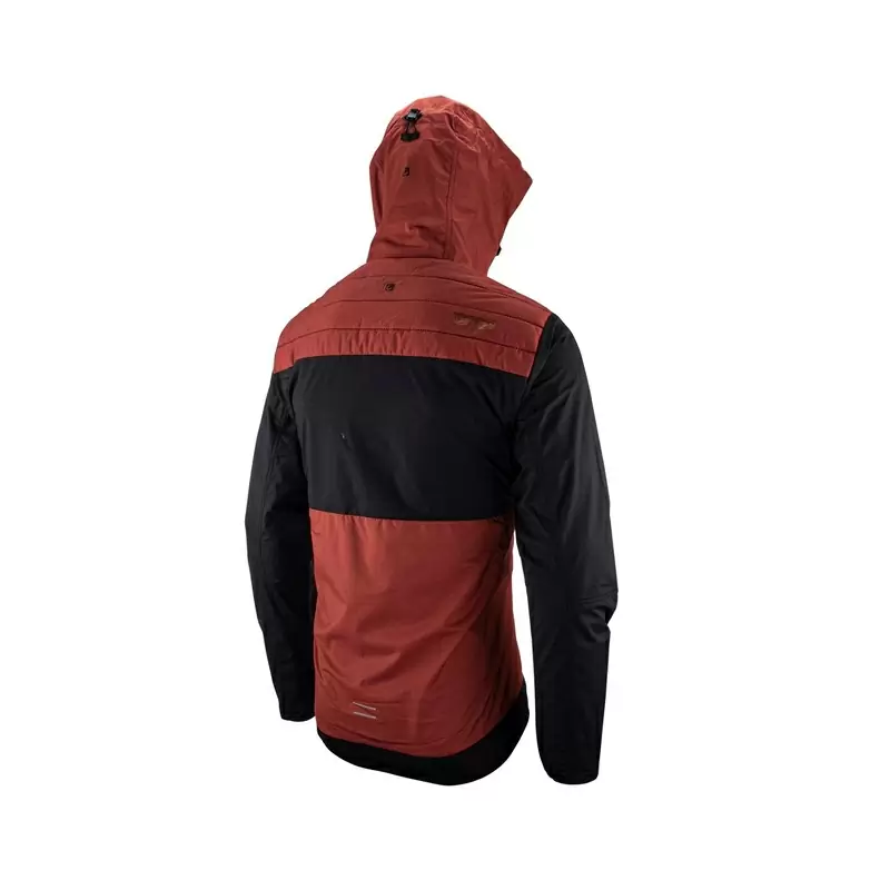 Giacca MTB Trail 3.0 antivento con cappuccio regolabile rosso Taglia XL #3