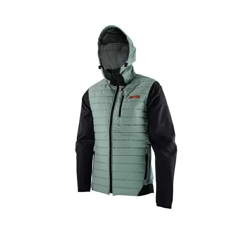 Giacca MTB Trail 3.0 antivento con cappuccio regolabile verde Taglia XXL #1