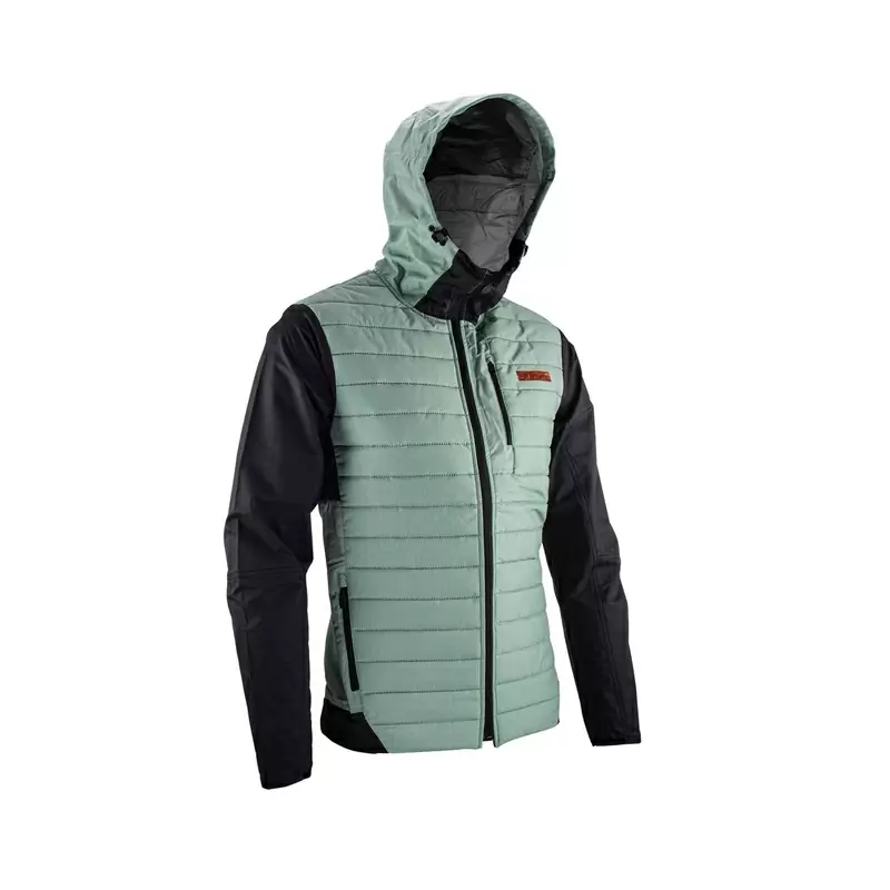 Giacca MTB Trail 3.0 antivento con cappuccio regolabile verde Taglia XXL #5