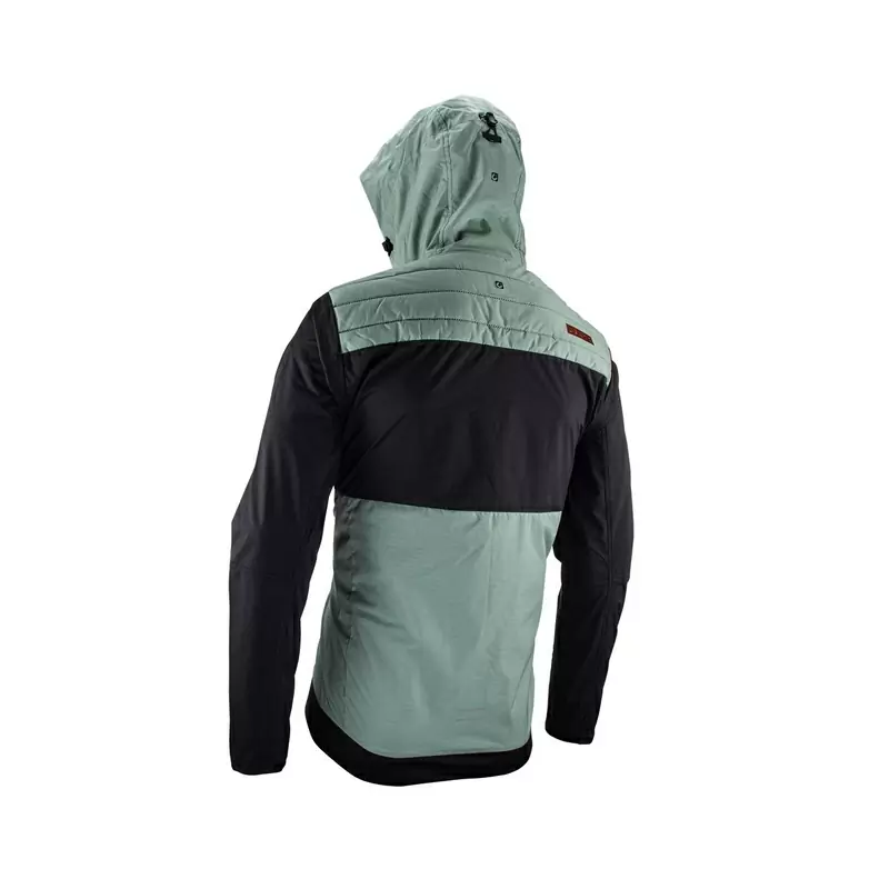 Giacca MTB Trail 3.0 antivento con cappuccio regolabile verde Taglia XXL #7