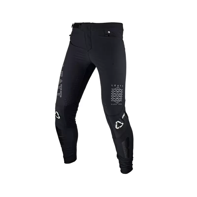 Pantaloni MTB lunghi Gravity 4.0 ultracomodi, elasticizzati e ventilati da donna nero Taglia XS - image