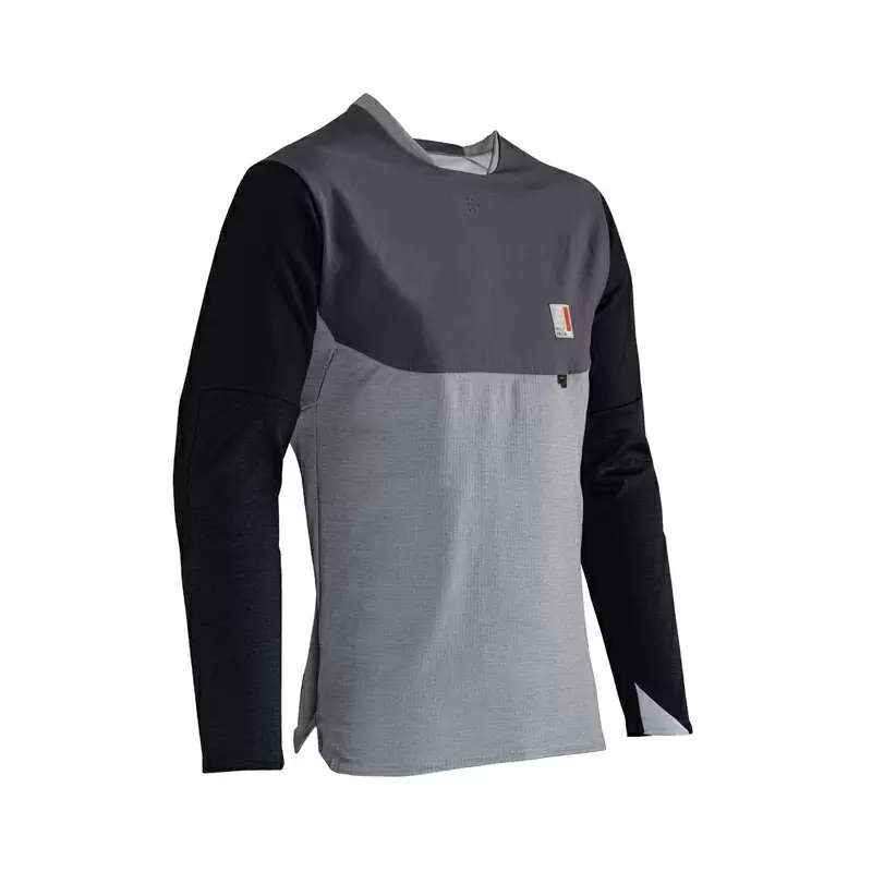 Maglia MTB Invernale AllMtn 5.0 Grigio/Nero Taglia XS - image