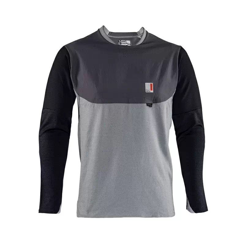 Maglia MTB Invernale AllMtn 5.0 Grigio/Nero Taglia XS #1